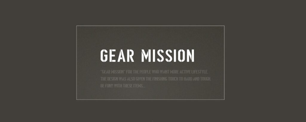 GEAR MISSION