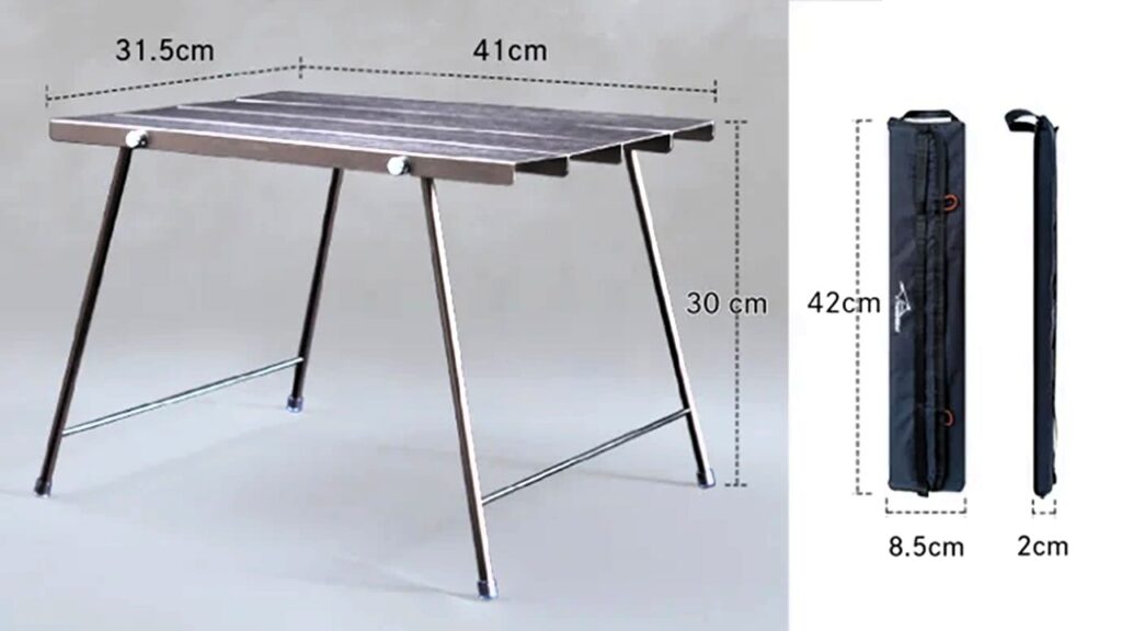 Flexifold TableとFlexifold Tableのサイズ