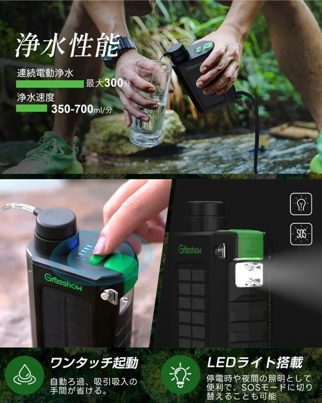 防災・アウトドア対応力の高さGS2811