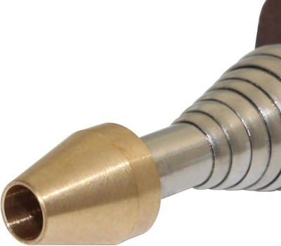 LAGERFEUER 火吹き棒 名栗 12cm~57cm 伸縮自在 39g (ウォルナット)