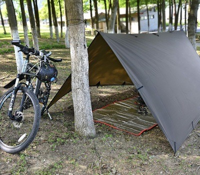 KALINCO 防水タープ ブラウン 3×3m