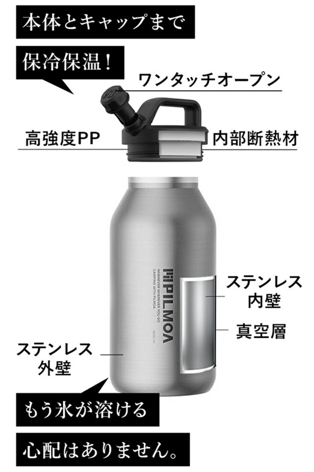 しっかりした保冷・保温設計