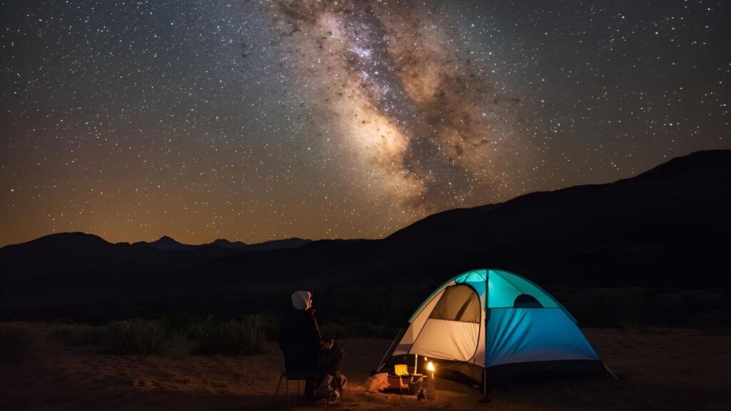 ソロキャンプの楽しみ方に「星空撮影」という選択肢を