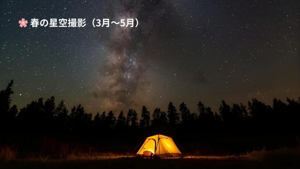 春の星空撮影(3月〜5月)