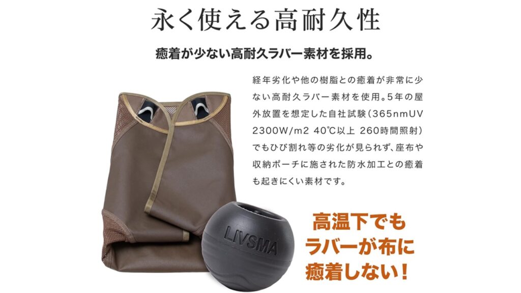 LIVSMA チェアボール 45mm (ブラック) 1セット