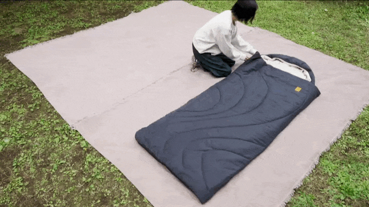 【3Way寝袋の使い方】